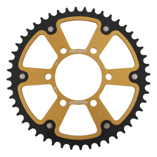 Reťazová rozeta SUPERSPROX STEALTH RST-478:48-GLD zlatá 48T, 520