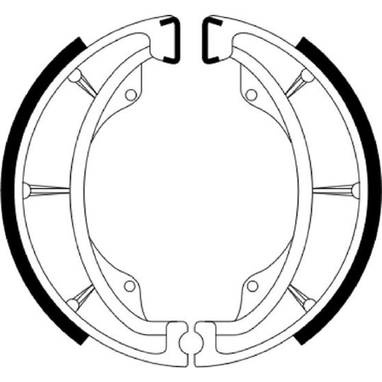 Brzdové čeľuste FERODO 225129249