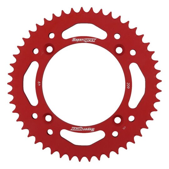 Rozeta  -hliník SUPERSPROX RAL-209:49-RED červené 49T, 420