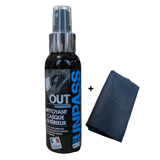 Unpass čistič prilby out / 100 ml + handrička - out