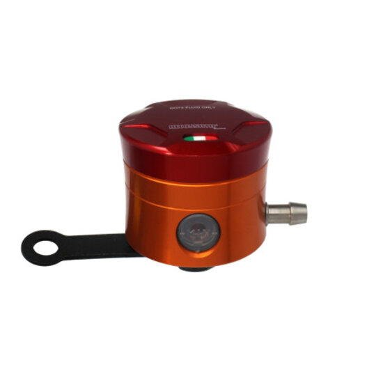 Nádržka na  brzdovú kvapalinu ACCOSSATO CNC-worked straight bracket included červené