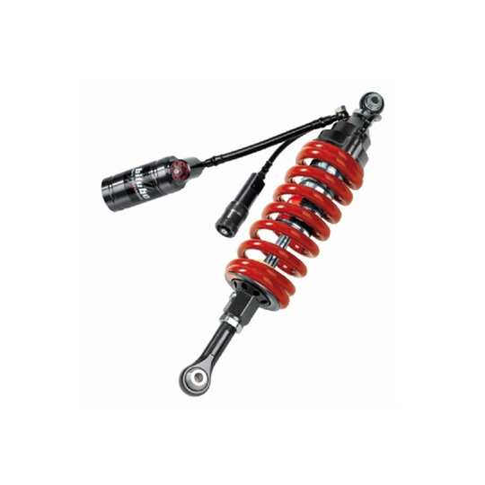 Tlmič BITUBO adjustable: hydraulic spring preload, rebound, double compression, length red spring