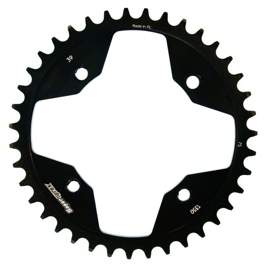 Reťazová rozeta SUPERSPROX RFE-1350:39-BLK čierna 39T, 520