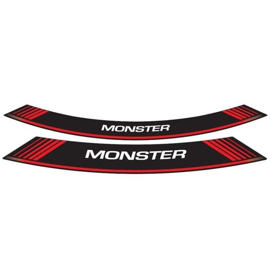 Linka na ráfik PUIG MONSTER 5527R červené linky na ráfik - sada 8ks