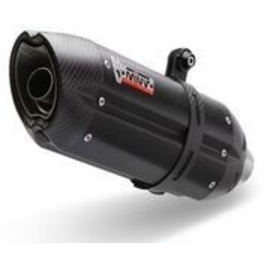 Koncovka výfuku MIVV SUONO S.048.L9 čierna nerezová oceľ