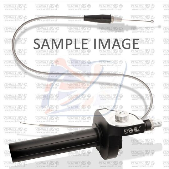 Twistgrip conversion 600A Venhill S01-4-044/9-GY s nízkym trením sivá