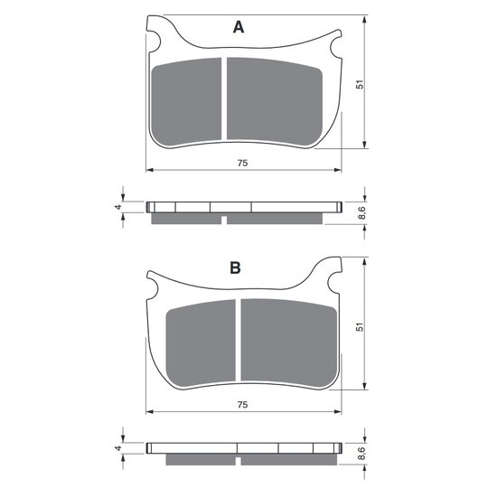 Brzdové obloženie GOLDFREN 276 S33 STREET FRONT