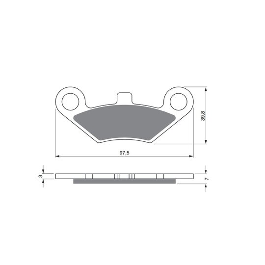 Brzdové obloženie GOLDFREN 284 AD