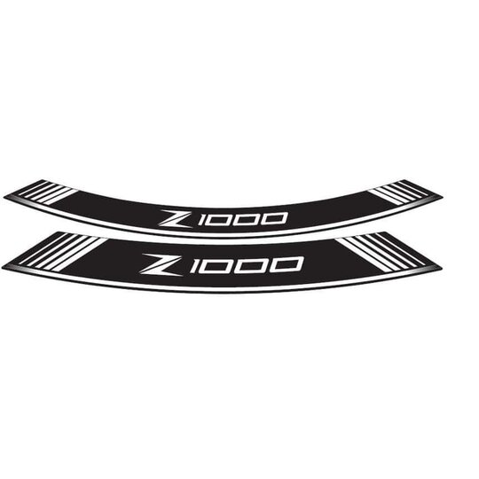Linka na ráfik PUIG Z1000 7590B biela linky na ráfik - sada 8ks
