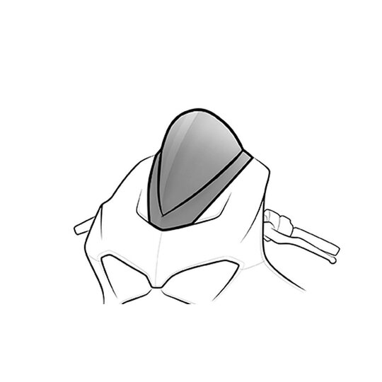 Plexi štít PUIG RACING 4625T oranžová