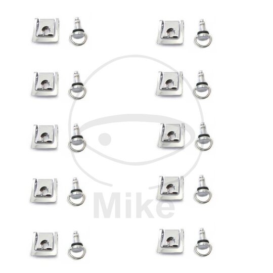 Upevňovač  kapotáže JMP 19mm strieborná