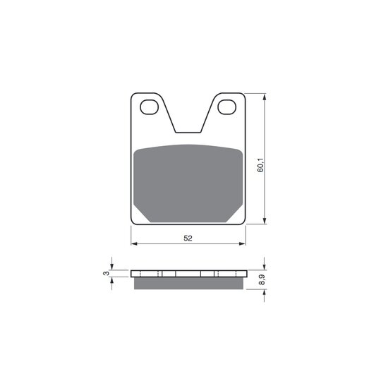 Brzdové obloženie GOLDFREN 169 AD