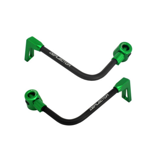 Lever guard ACCOSSATO with black hose and joint right + left , aluminium