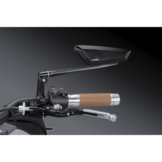 Zpätné zrkadlo PUIG HYPERNAKED 9884N čierna ľavý