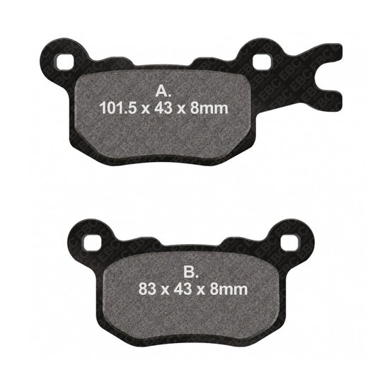 Brzdové obloženie EBC FA684TT