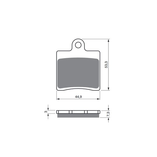 Brzdové obloženie GOLDFREN 367 S3 (1 sada =4  ks)