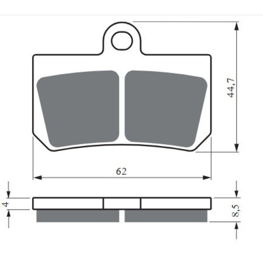Brzdové obloženie GOLDFREN 417 S3