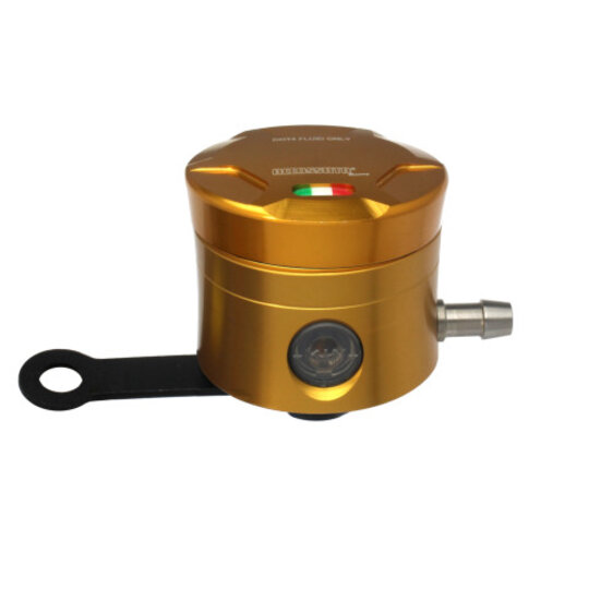 Nádržka na  brzdovú kvapalinu ACCOSSATO CNC-worked straight bracket included zlatá