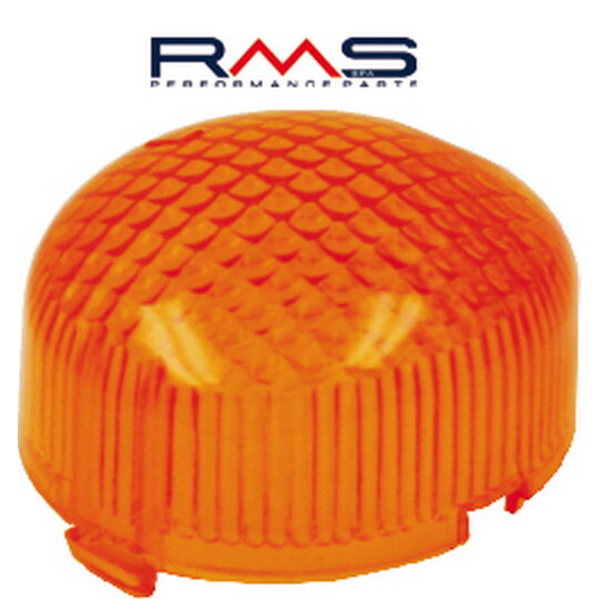 Sklo smerovky - pravé zadné RMS 246470280 oranžová Homologácia