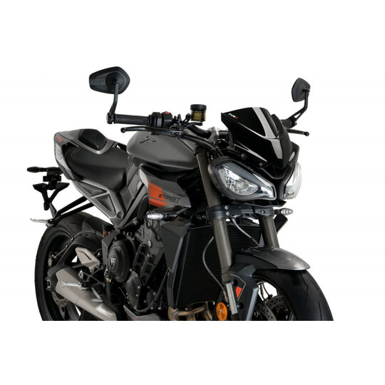 Plexi na motorku PUIG NEW GEN. SPORT 21592N čierna