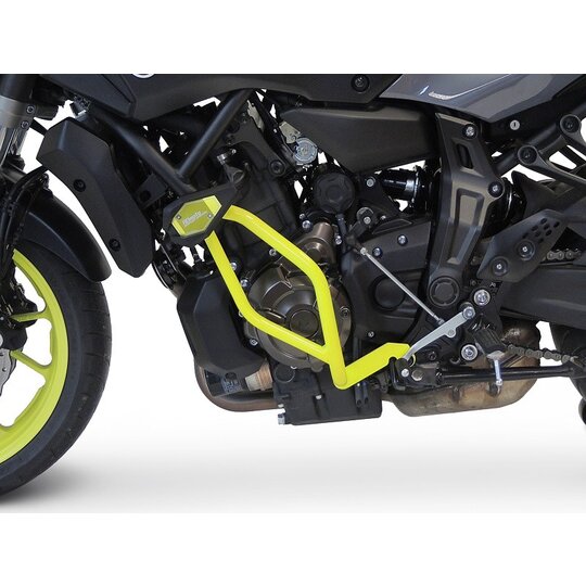 RDmoto padací rám - Yamaha MT07 žltý SL01 /CF79Y