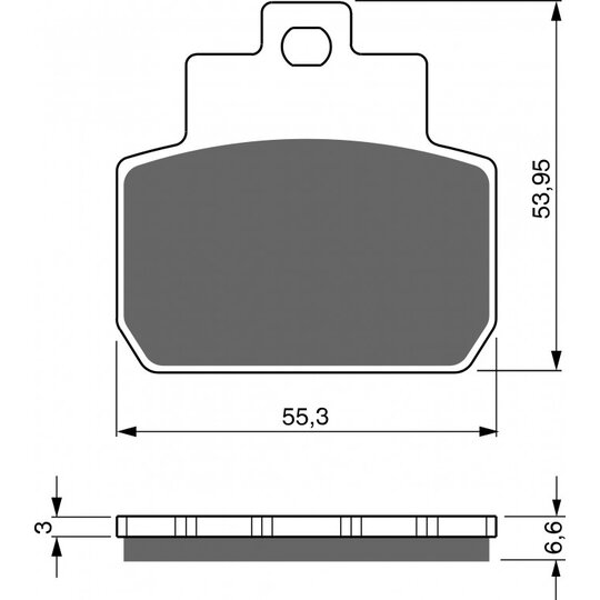 Brzdové obloženie GOLDFREN 263 AD  STREET