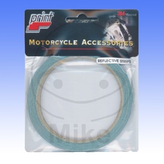 Reflexný  pásik JMT zelená šírka 7mm dĺžka 6m
