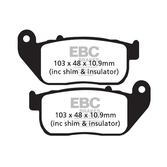 Brzdové obloženie EBC FA381V