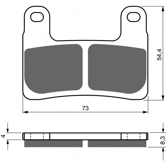 Brzdové obloženie GOLDFREN 397 S3