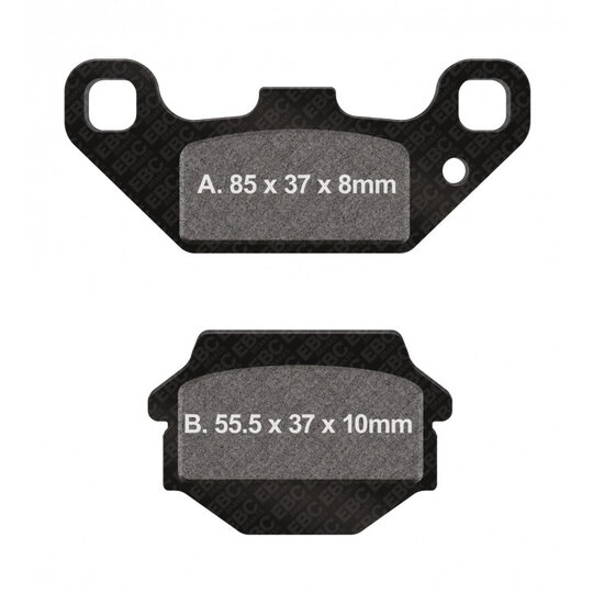 Brzdové obloženie EBC FA128TT