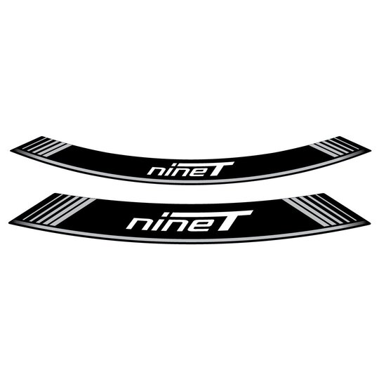 Linka na ráfik PUIG R NINE T 9133P strieborná linky na ráfik - sada 8ks