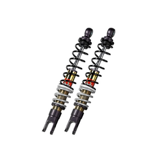 Twin rear BITUBO ADJ: spring preload Black spring