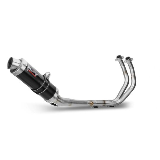 Výfuk kompletný 2x1 MIVV GP Y.045.LXB čierna oceľ d105