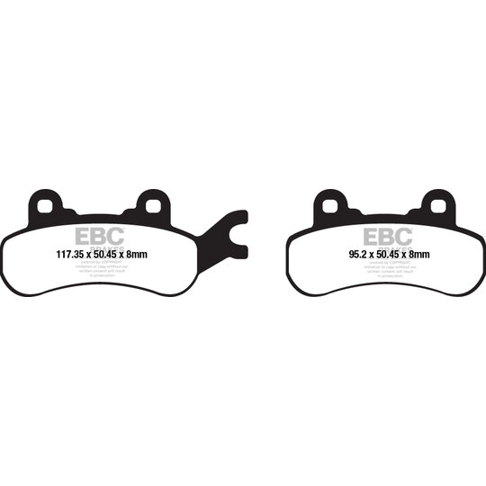 Brzdové obloženie EBC FA682TT