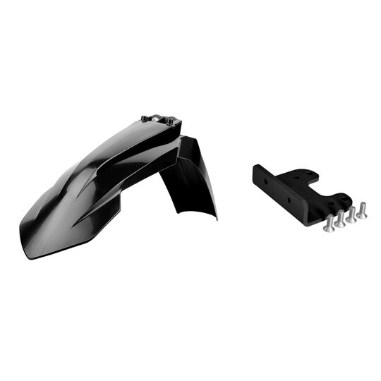 Predný blatník POLISPORT 90736 s nástavcom čierna