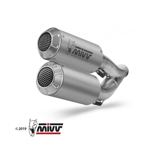 2 koncovky výfuku MIVV MK3 KT.022.LM3X nerez