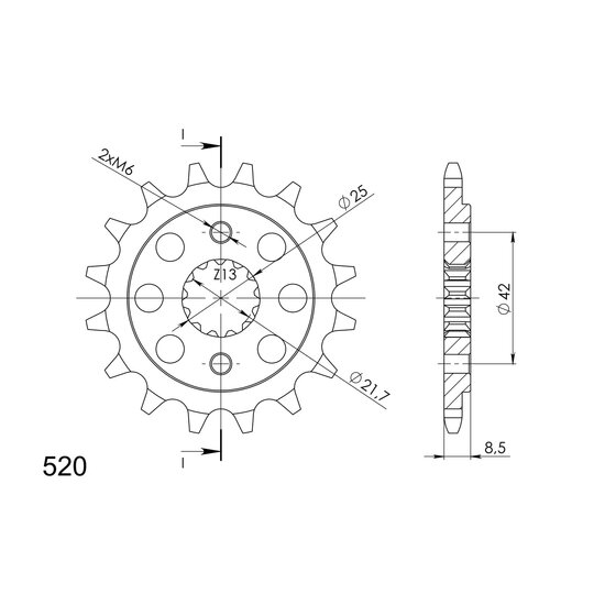 Reťazové koliečko SUPERSPROX CST-512:16 16T, 520