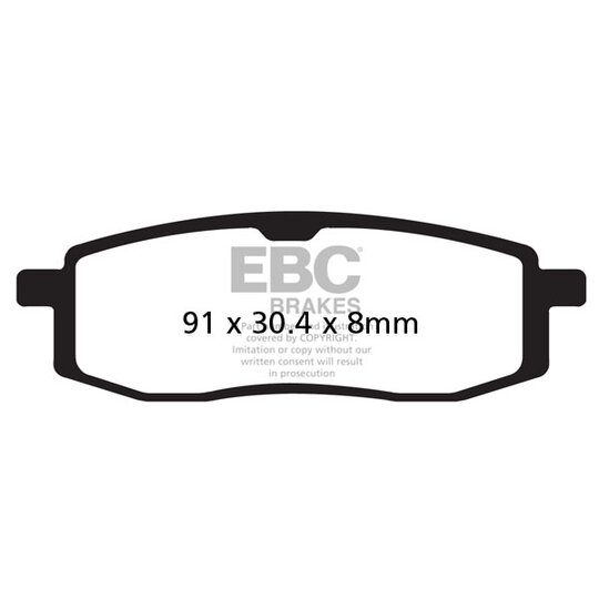 Brzdové obloženie EBC FA105R