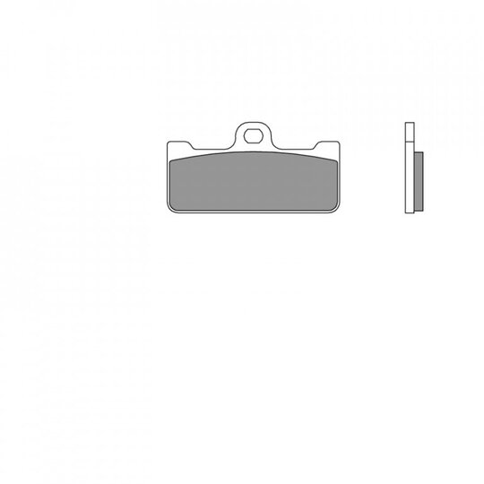 Brzdové obloženie BREMBO 07BB10SR