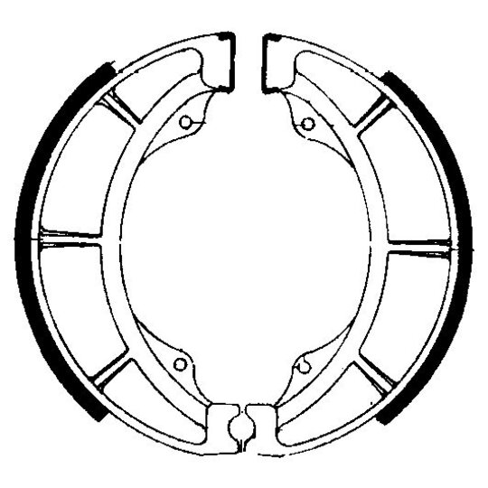 Brzdové čeľuste FERODO 225129084