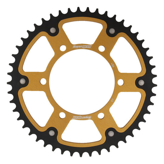 Reťazová rozeta SUPERSPROX STEALTH RST-486:49-GLD zlatá 49T, 520