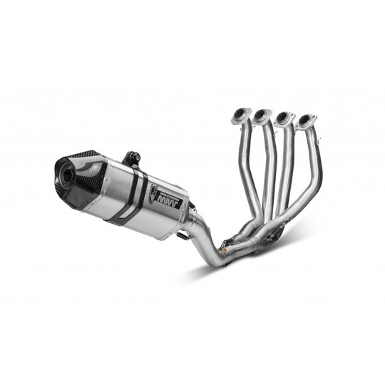 Výfuk kompletný 4x2x1 MIVV SPEED EDGE X.HO.0005.SRX Nerez/karbónové viečko