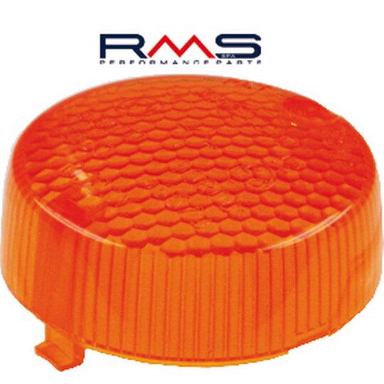 Sklo smerovky - ľavé/pravé predné RMS 246470040 oranžová Homologácia