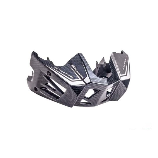 Spojler motora PUIG 5896C karbónový vzhľad vrátane samolepiek