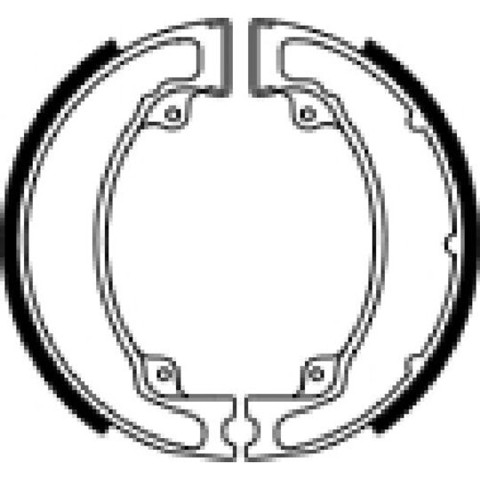 Brzdové čeľuste FERODO 225129050