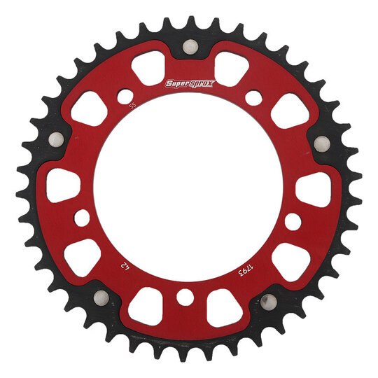 Reťazová rozeta SUPERSPROX STEALTH RST-1793:42-RED červené 42T, 520