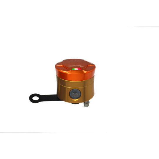 Nádržka na  brzdovú kvapalinu ACCOSSATO CNC-worked straight bracket included oranžová