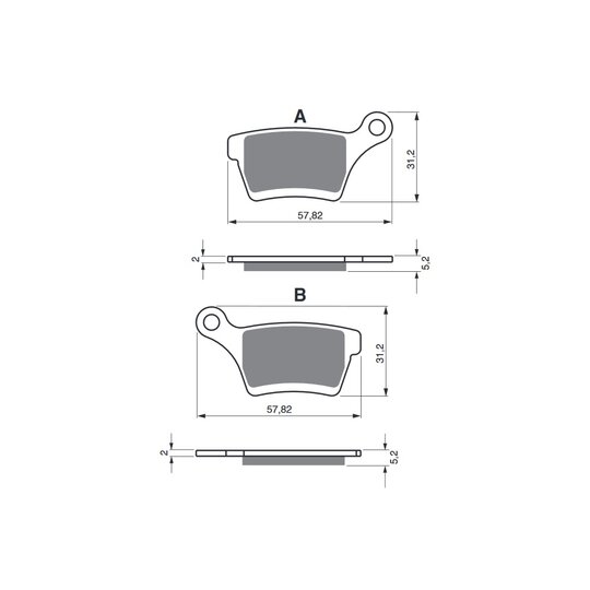 Brzdové obloženie GOLDFREN 400 AD