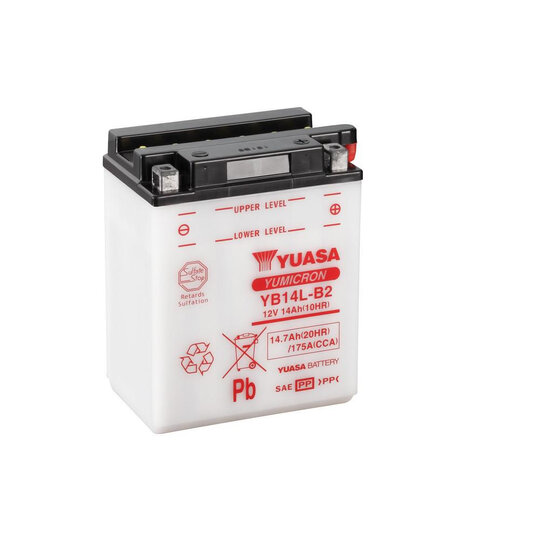 Yumicron battery NO ACID YUASA YB14L-B2