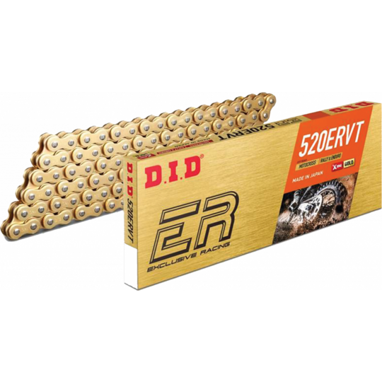 Závodný reťaz enduro D.I.D Chain 520ERVT 120 L zlatá/zlatá